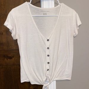 american eagle white top